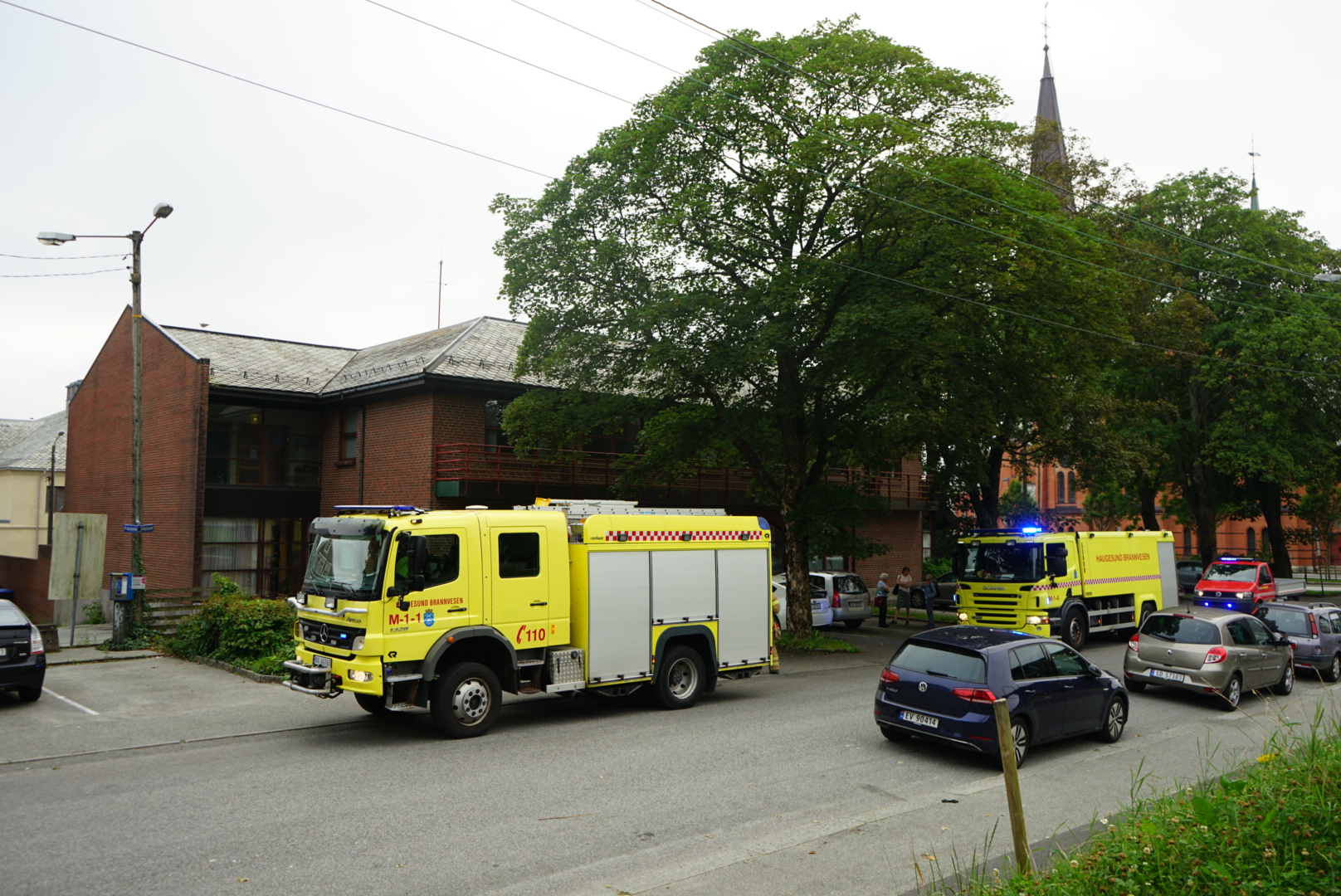 Røykutvikling i menighetshuset