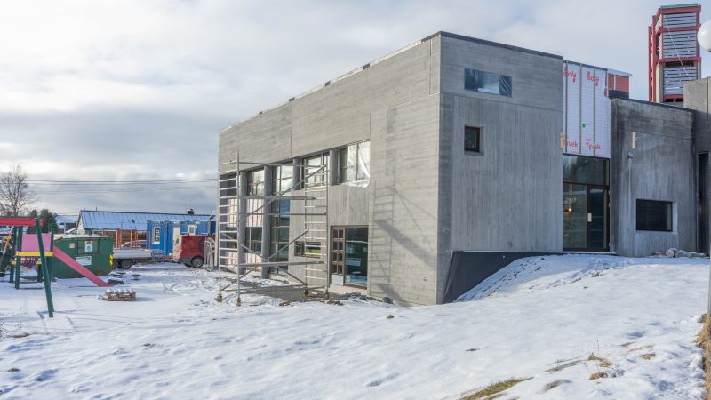 Snart er de nye lokalene i Rossabø klare