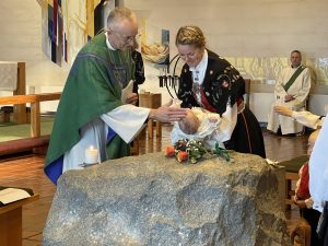 Dåp i Rossabø kirke