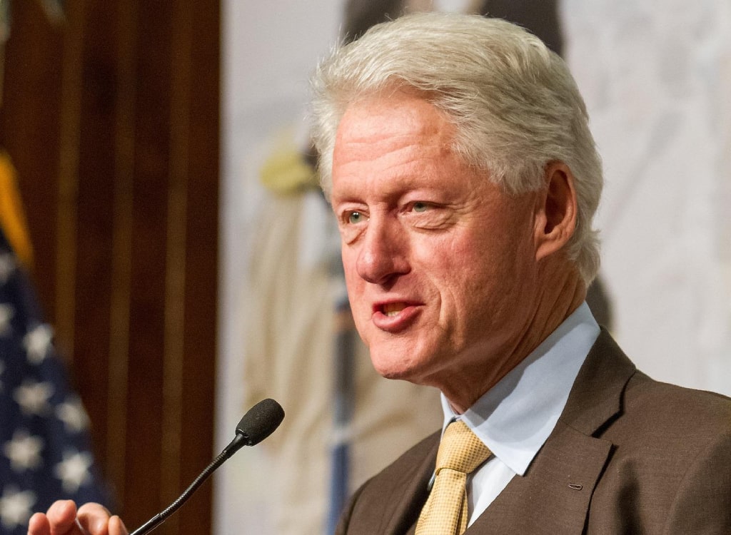 United States Speaking President Bill Clinton