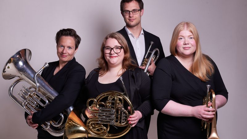 Spennende gratis konsert med Elvebyen messingkvartett i Rossabø