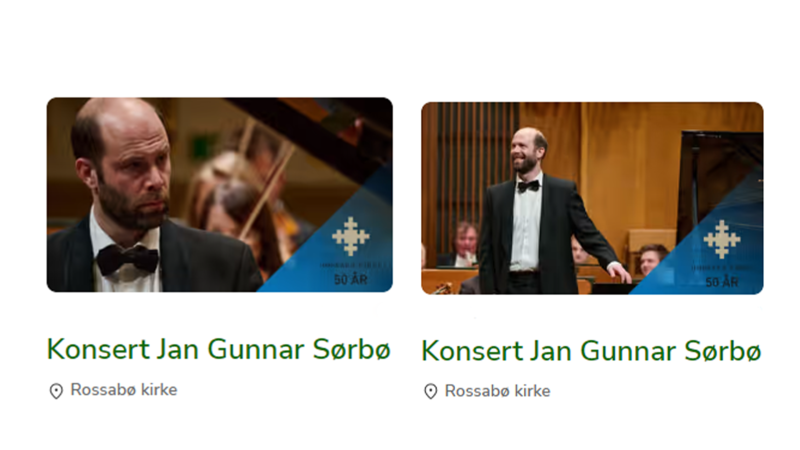Gratis konserter med Jan Gunnar Sørbø