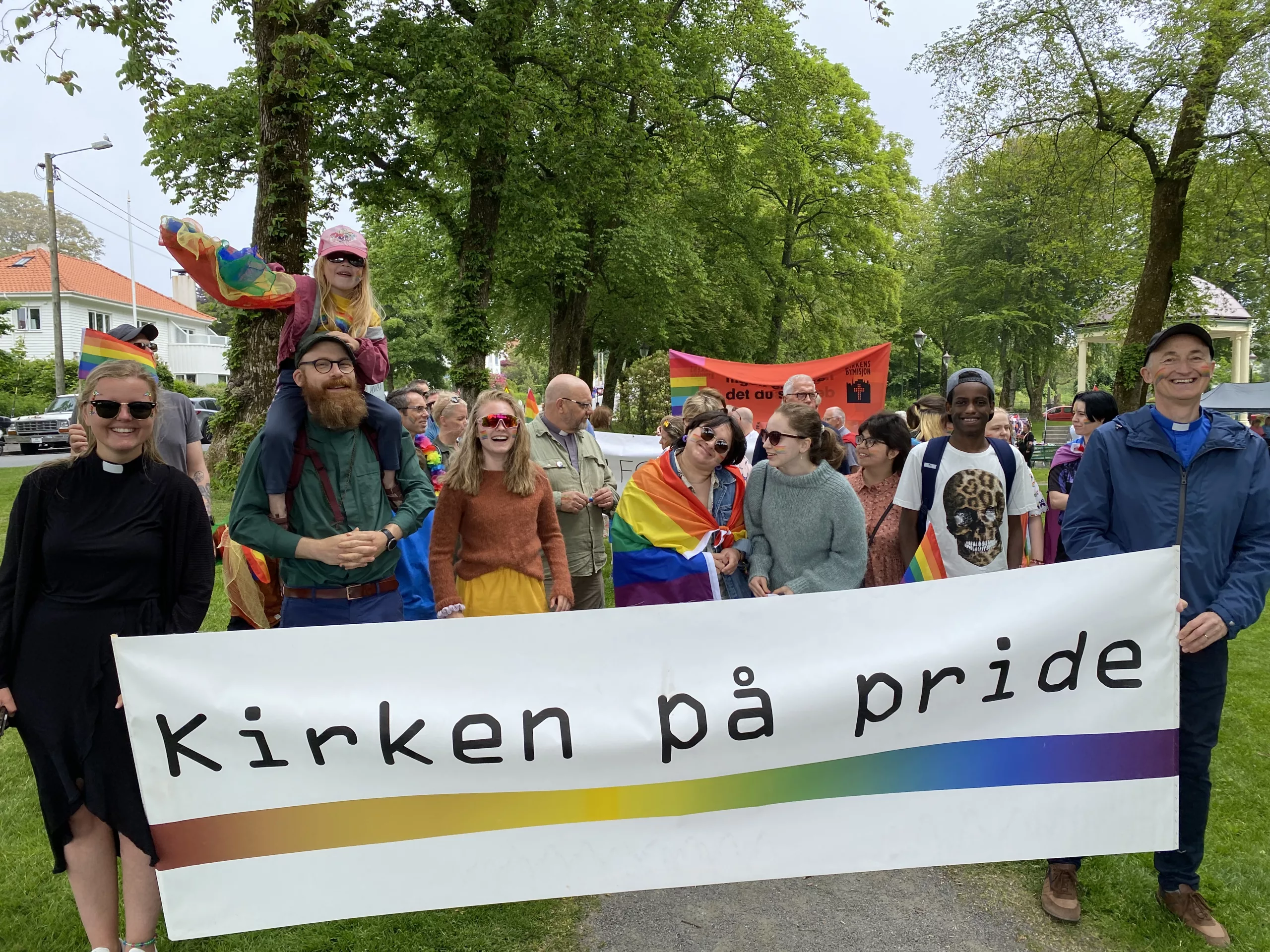 Kirken deltok på Pride